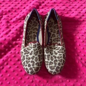 Rothy Mocha Spot Leopard Print Loafer